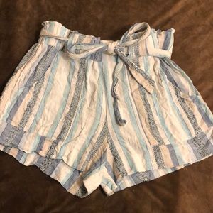 Adorable Blue Stripe Shorts